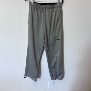 Nike Men’s Gray Sweatpants with Elastic Waistband Size Small Athleisure Casual